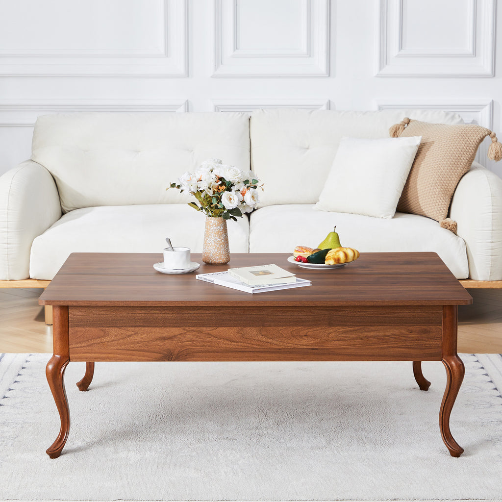 Wirrytor Lift Top Coffee Table with Storage for Living Room