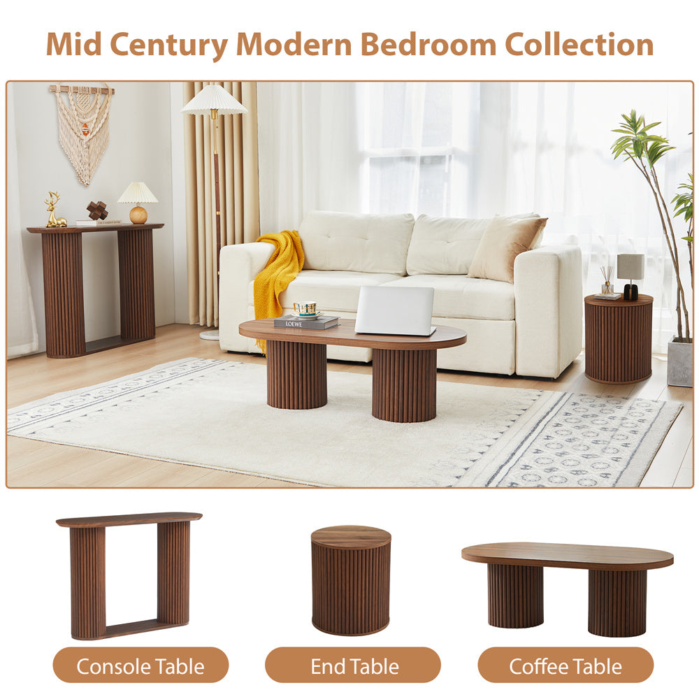 Wirrytor Round Side Table for living room set of 2