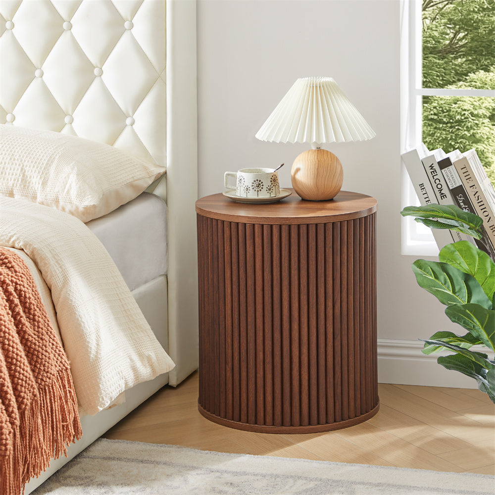 Wirrytor Round Side Table for living room set of 2