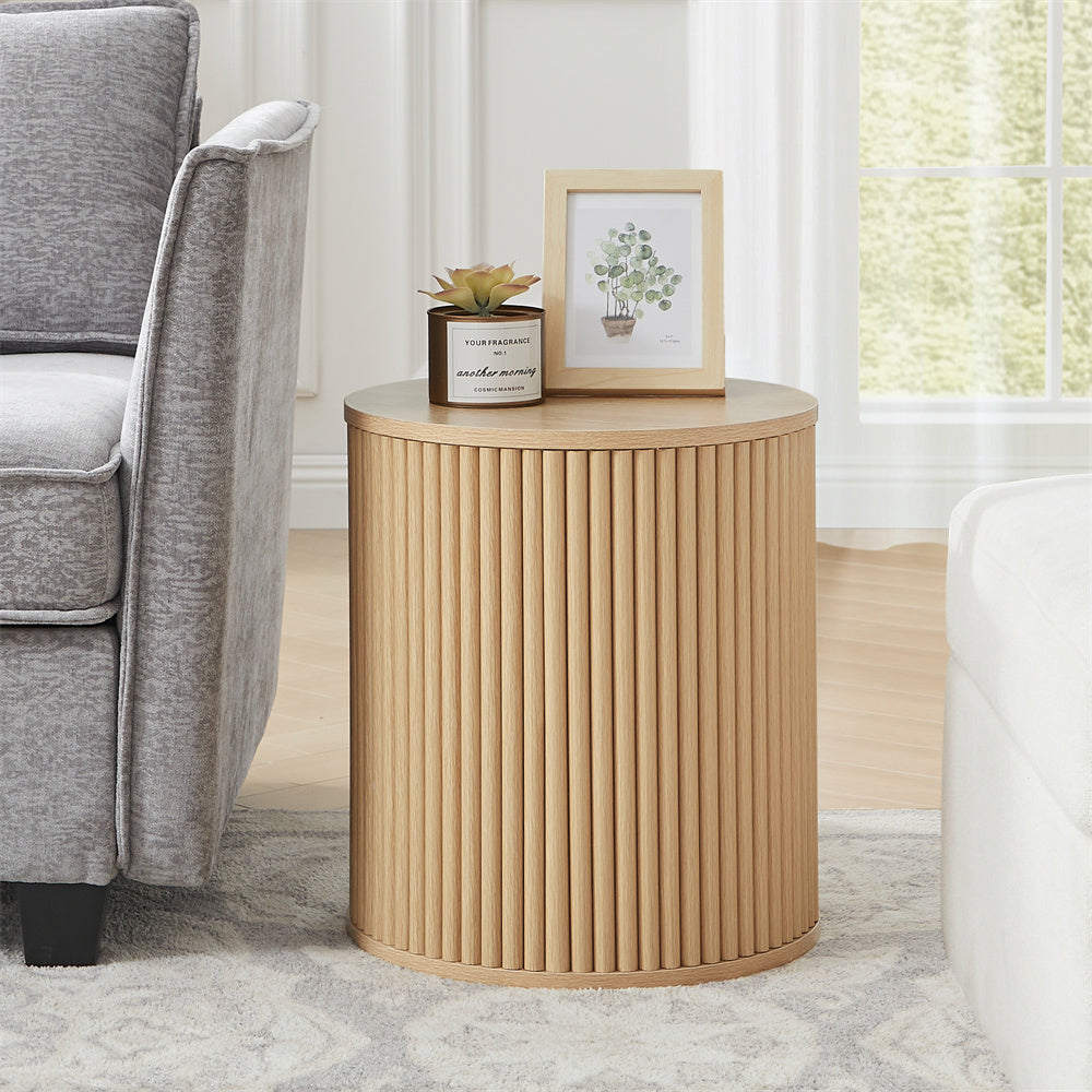 Wirrytor Round Side Table for living room set of 2